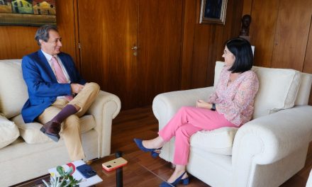 La alcaldesa Darias mantiene un encuentro con el presidente de la Cámara de Comercio