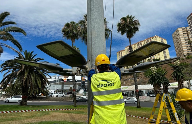 Las Palmas realiza más de 650 actuaciones en los últimos seis meses para mejorar el alumbrado público
